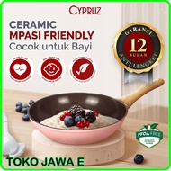 Fry Pan CYPRUZ PINK CERAMIC Fry Pan / Non-Stick Anti-Scratch Frying Pan