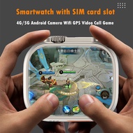 Android Smartwatch With SIM Card Slot Wifi Camera 4G CDS9 Ultra Smart Watch 49Mm 4 Core CPU GPS Video Call GPS S9 ULTRA Smartwatch Series 9 Ultra For Kids RH9X