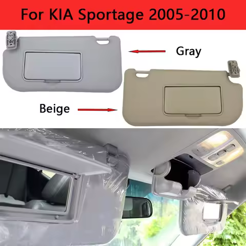 Car Accessories Sun Visor Interior Roof Sun Shield Shade Board With Makeup Mirror For KIA Sportage 2