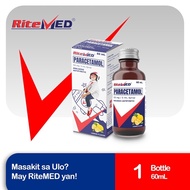 RiteMED Paracetamol 120mg/5 mL Syrup 60mL 1 Bottle (Relief Of Minor Aches And Pains)
