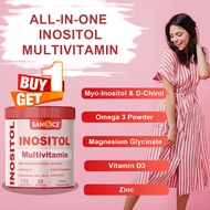 [ Free Gift ] Inositol Multivitamin,2000mg Myo-Inositol, with Omega 3 for Women,120pcs