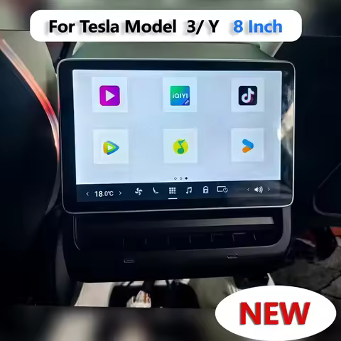 For Tesla Model 1/ 3/ Y Android13.0 Multimedia Player Rear Seat Entertainment System Display with Sa
