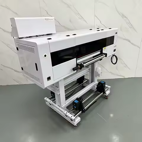 60cm A1 UV DTF Printer With CCD Visual Positioning Automatic Crystal Label Printing Machine for Irre