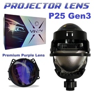 Lensa Lampu LED Projector Vinyx P25 Gen3 Projie BiLED 2.5 Inch Inci Inchi Mobil Motor Gen 3