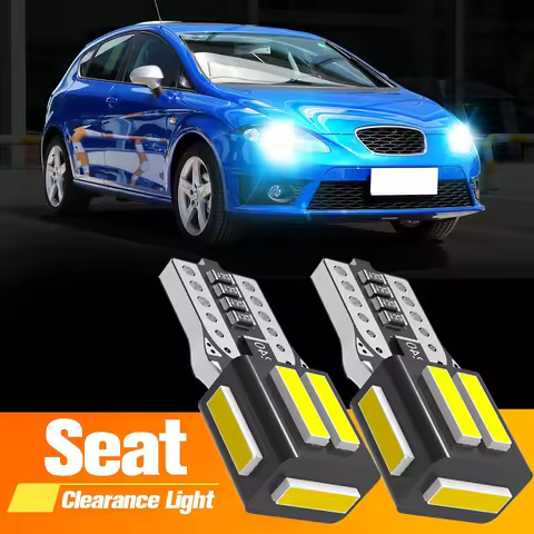 2pcs W5W T10 LED Clearance Light Bulb Lamp Canbus For Seat Ibiza 2 3 MK2 MK3 MK4 6L 6K Leon MK1 1M 1