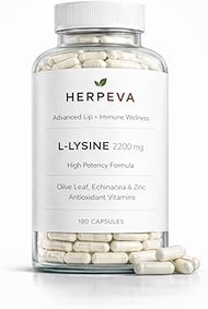 Herp Plus Cold Sore Shingles Herpes Best Supplements Clinical Strength L-lysine Olive Leaf, Pancreat