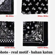 Skull Scarf Cotton Bandana Skull Head Scarf Slayer
