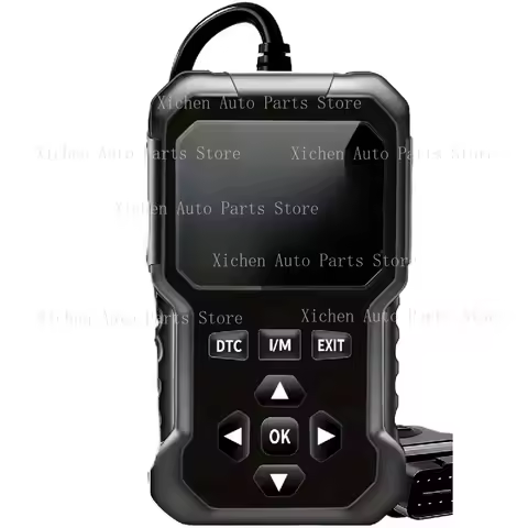 Automobile Code Reader V410 Black OBD2 Multi‑Language Engine Fault Check Diagnostic Scanner