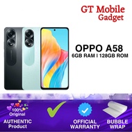 Oppo A58 (6GB+6GB Extended Ram)+128GB Rom | Dual 50MP Camera  | Original Malaysia Set