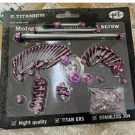 Full Combo Titanium Gr5 Screws for Ex150 Ex155 Ex10 Ex11 Ex135