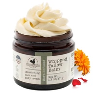 Hearth & Homestead Whipped Beef Tallow for  & Fae - 100% Grass Fed, Ezema ream & Body Butter - Organ