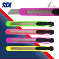 SDI Utility Cutter Knife Small (1pcs) - 0411A / Refill Snap Off blade Cutters | cutter knife | Pisau