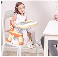 KidsLand - 兒童學習餐枱嬰兒餐桌 可加高幼兒桌椅 便攜式餐椅嬰兒餐椅帶可拆式托盤，兒童餐枱