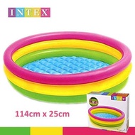 Intex 114cm Rainbow Swimming Pool / Original Intex Rainbow Swimming Pool