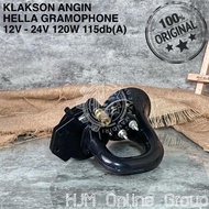 NEW KLAKSON ANGIN HELLA AIR HORN GRAMOPHONE TRUCK SCANIA VOLVO 12V - 24V