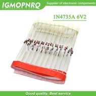 100A Zener diode 1W 6.2V 1N4735A 1N4735 DO-41 1W Zener diode