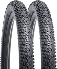 YUNSCM 2-PCS 24" Mountain Bike Tires 24X2.30/58-507 Compatible with Mountain Bike 24x2.25 24x2.30 Bi