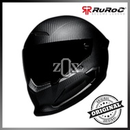 Helm Helmet Ruroc ATLAS 4.0 Raw Carbon Gray Full Face Motor