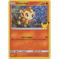 Chimchar - 12/25 - 25th Anniversary Holo McDonalds 25th Anniversary Singles