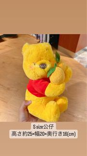日本迪士尼 東京迪士尼 東迪 日本disney  store -Winnie the Pooh 柚子小熊維尼  維尼熊 yuzu Pooh  柚子維尼熊公仔