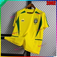 Retro Brazil 2002 RONALDINHO RONALDO Home Football Jersey