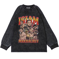 Pattern merch "islam makhachev" Oversize T-shirt | Oversized Longsleeve | Washing tee | T-shirt