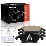 A-Premium Front Ceramic Disc Brake Pads Set Compatible with Mercedes-Benz Models - C250 12-15, C300 