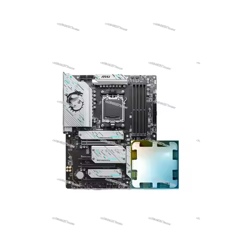 AMD Ryzen R7 7800X3D 7700 9700X Loose CPU Main Board Set B850 MSI B650M