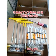 [Free Screwdriver]ComBo 5 T-Locks and 7 Wrench Locks