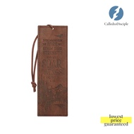 Soar on Wings (Isaiah 40:31) Brown Faux Leather Bookmark (CAG)