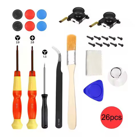 For Switch Joy-Con Analog Stick Replacement Kit Includes 3D Joystick & Y00 Tripoint Screwdriver for 