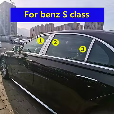For Mercedes Benz W221 W222 S-Class S400L S320L S500 2008-2020 Car Accessories Window Molding Trim A