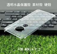 --庫米--Nokia 7.2 羽翼透明水晶殼 素材殼 硬殼 保護殼 保護套