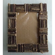 Photo frame from tree branches