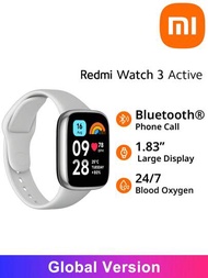 小米紅米手錶3活動版全球版本智慧手錶藍牙手機通話血氧1.83"顯示屏監測心率