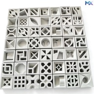 Breeze Block Hollow Partition Wall Concrete Mould Acuan Blok Berongga Dinding Sempadan Untuk Rumah T