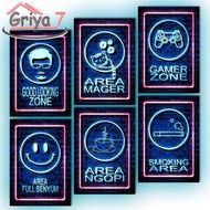 GRIYA 7 WARNING SIGNS WALL DECORATION AESTHETIC ROOM DECORATION