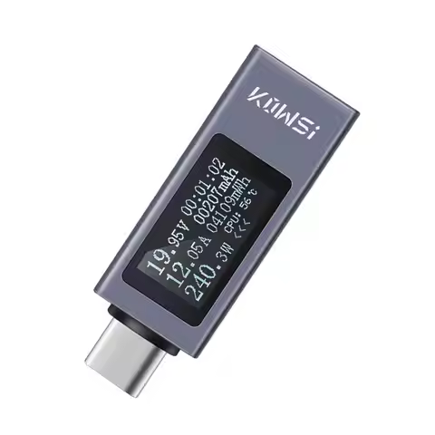 KWS-2301C DC 4-30V 0-12A Voltmeter Ammeter Type-C Voltage Current Power Tester Watt Meter Mobile Pho