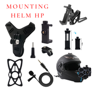 Mounting Helm Strap Bracket Motovlog Action Cam HP Holder Helm Strap Chin Mounting Dagu Gopro