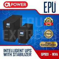 sale UPS GPOWER GP901 1kva 900 watt + AVR Stabilizer UPS LCD Online