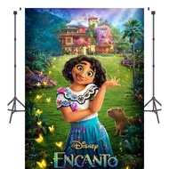Encanto Magic Full House Background Cloth Isabella Girl Birthday Party Tapestry One Year Old Banquet