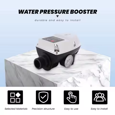 New Water Pressure Booster Starting Controller Adjustable 1 Inch Pipe Automatic Pump Control on Off 