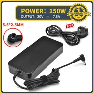 150W AC Adapter Laptop Charger 5.5*2.5mm Fit for ASUS GL503G GL503GE GL703G GL703GE GL703GS GL703V GL703VD GL703VM GL503V GL503VD GL503VM FX504GM G53S G53SX G53JW G73S Laptop