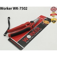 WORKER PRUNING SHEARS CUTTER WK-7502 (195MM)  | PEMOTONG DAHAN POKOK | PEMOTONG WIRE