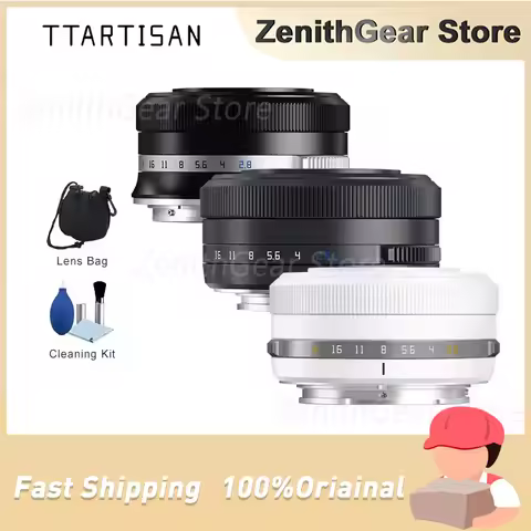 TTArtisan AF 27mm F2.8 APS-C Mirrorless Camera Lens for Sony A5000 A7RIII ZVE10 Fuji XA7 XT30 XT100 
