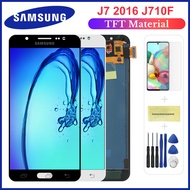 Can Adjust J7 LCD Display For Samsung Galaxy J7 2016 J710 J710H J710FN J710F J710M DS Screen Touch Digitizer Frame Housing