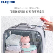 ELECOM Transparent Multifunctional Backpack - Ideal for Mothers and Babies