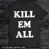 HITAM Metalica Band Logo T-Shirt / Metalica Band Shirt / Dtf Screen Printed T-Shirt / Tshirt Top / O