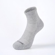 抑菌足弓氣墊短襪/灰-MIT抗菌運動襪