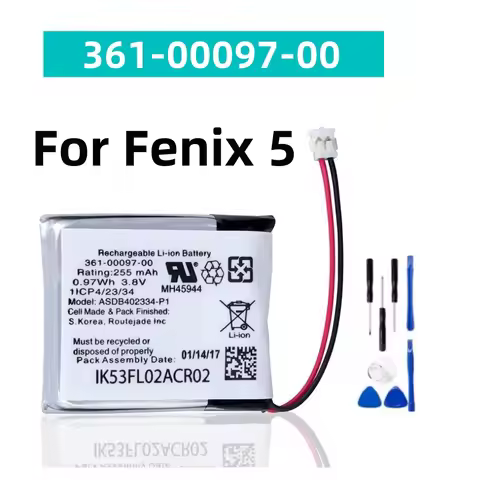 NEW Watch Battery 361-00097-00 For Garmin Fenix 5 Approach S60 Forerunner 935 Fenix 6X Fenix 6X Pro 